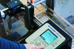 HANDY INTERFACE. Changeovers of the ink-jet coders are as easy as pushing a button on the keypad interface. Celestial also repor