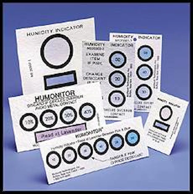 Humidity Reader Sign Humonitor Humidity Indicator Cards | Packaging World
