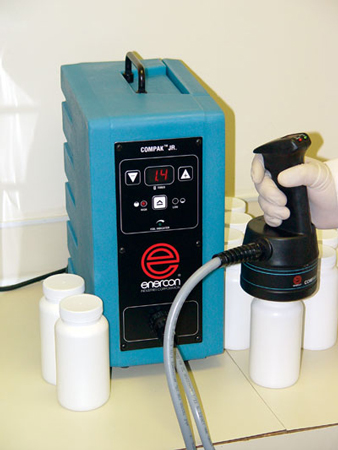 In the past, Blessings Intl.'s workers hand-sealed lined caps to bottles. The manual pressure exerted onto the cap created an in