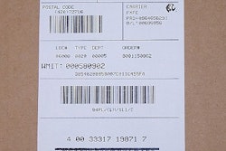 Smart labels, backed by a Gen 2 RFID inlay, are printed, encoded, and applied to cases and pallets bound for Wal-Mart's RFID-ena