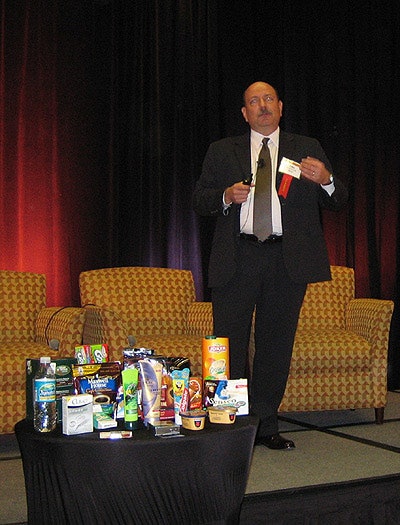 ELAU's presentation at Package Design 2006 featured samples of packaging innovations from Europe as well as the U.S.