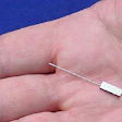 Surface Acoustic Wave (SAW) chips are an alternative to silicon chips in RFID tags. These have no threshold voltage (the power a