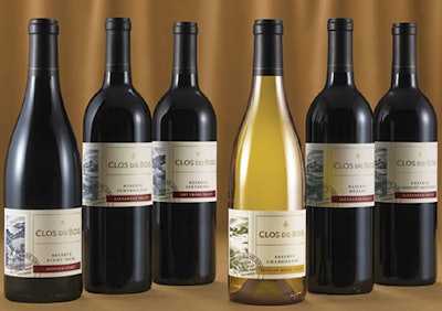 Bottling Clos du Bois premium wines from the Sonoma Valley area of California required integration of information and packaging