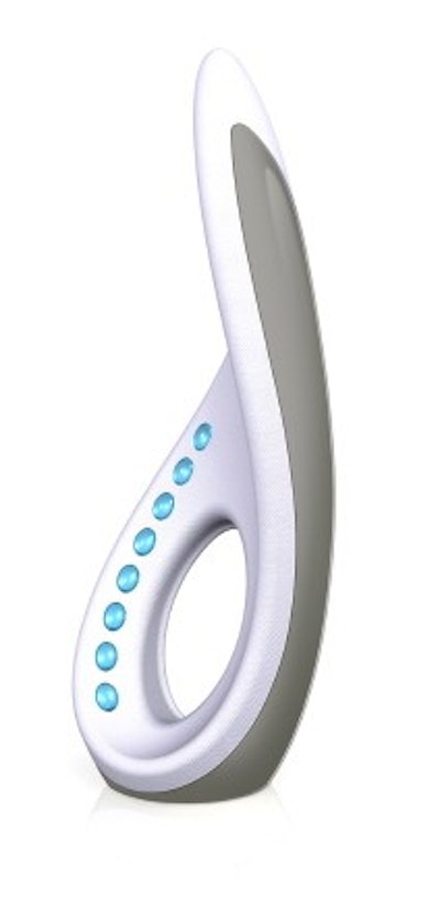 The Airoma device, which uses smart packaging techniques for advanced aromatherapy.