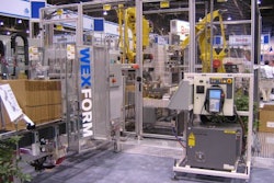 As seen at Pro Mach's booth during Pack Expo Las Vegas, the highly automated U-shaped line that will be installed at Fleetguard