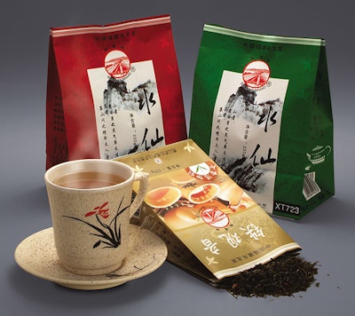Stand-up barrier pouch for tea ChaoAn Wenhua Color Print Co., Ltd