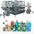 Servo labeler from P.E. uses ELAU servos for bottle plate rotation.