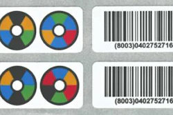 IFCO's new returnable plastic containers receive 'color wheel' and bar code labels for asset tracking, though the color wheels c