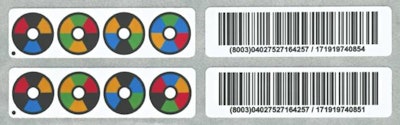 IFCO's new returnable plastic containers receive 'color wheel' and bar code labels for asset tracking, though the color wheels c