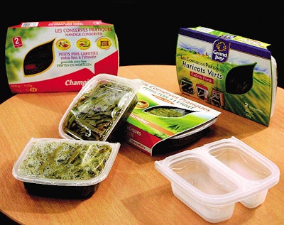 New multipacks of vegetables in film-lidded trays offer new levels of convenience to European consumers.