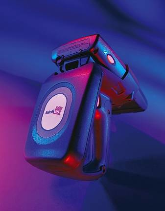 1-Intermec's IP3 Intellitag[r] portable unit can read up to 6 tags/sec.