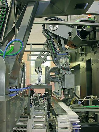 Cartesio is Cavanna's new system concept for using robotics in packaging. At Interpack, Cartesio will be demonstrated in a full
