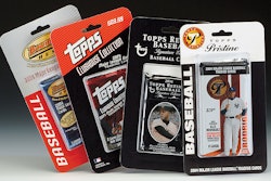 The first four lines of Topps' cards to move to the new package are these baseball card brands.