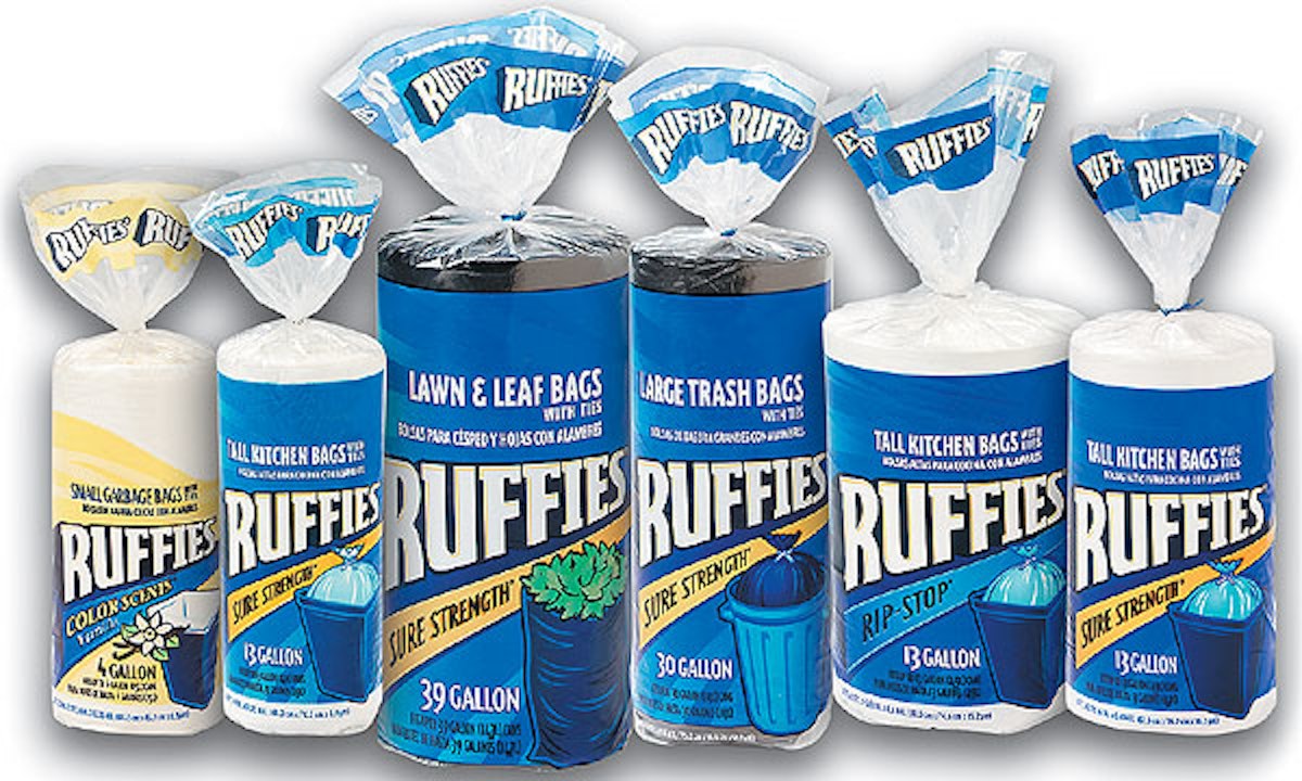 Ruffies Vanilla Cream Scent Medium Garbage Bags And Twist Ties Stock Photo  - Download Image Now - iStock