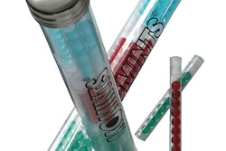 The clear 'super tube' variety pack highlights the mints' visual appeal.