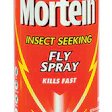 Mortein brand electrostatically charged spray works without batteries to home in on flies.