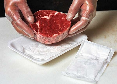 Sobeys uses both white and black sensor pads for its high-priced meat cuts, depending on the color of the meat tray.