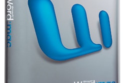 An icon dominates graphics on packaging for the Microsoft Office: Mac line from Microsoft. The icon was developed for an earlier