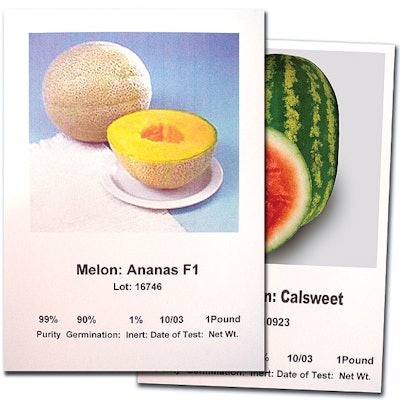 Full-color photo labels can now be found on Hollar Seeds pouches of seeds destined for farmers around the world.