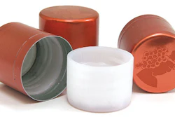 This closure, called torqued-on, pilfer-proof, is an adaptation of closures used for high-end spirits.
