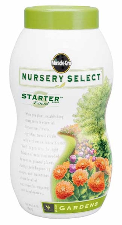 Scotts' new Nursery Select line was designed to appeal to women shoppers.