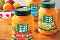 Seven-layer jars made with clarified polypropylene let the fruit show. New label graphics for the Libby's brand helped capture r