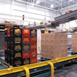 Three new palletizers at Turner can handle both column-stacked plastic returnable crates on pallets or bliss-style corrugated c