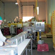 Relocating packing lines like this from one plant to another is greatly simplified because all four ink-jet printers are connect