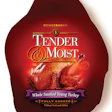 By nearly a 2:1 margin, HoneyBaked customers selected the image (above) for the packaging of its frozen turkey. The other design
