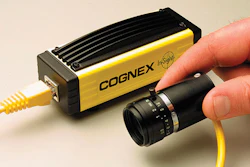 Vision sensors like the Model 4100 (above) and Model 1010 (on facing page) can perform a variety of inspection tasks, including