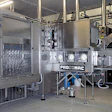 Tropicana Europe's new plant in Zeebrugge, Belgium, houses this new aseptic PET bottling line. Bottles are sterilized, rinsed (a