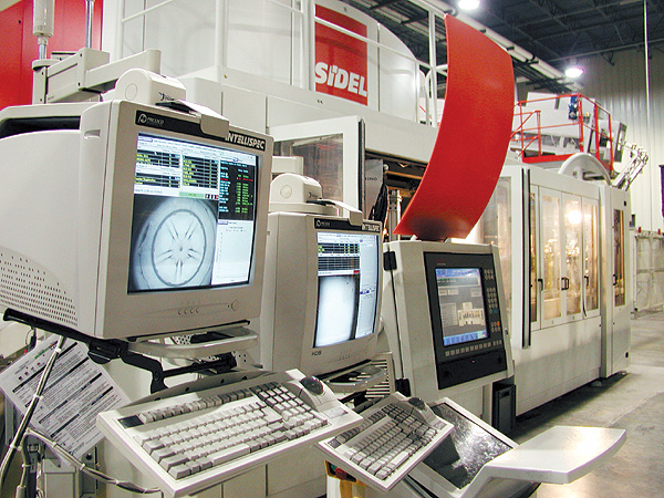 Sidel blow molders now incorporate the Intellispec vision inspection system.