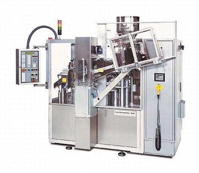 Side-by-side comparison showed the PLC controlled Norden Pac tube filling system (shown here) to be slower compared to the Gen3