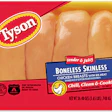 Tyson's scannable, bar-coded fixed weight packs--which replace random weight