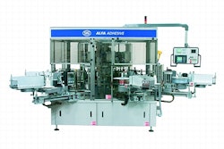 SIG Alfa's new servo bottle labeler.