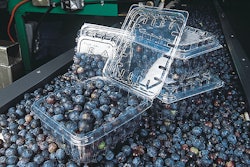 This new container is constructed of a material that helps provide strength, hinge flexibility, and clarity.