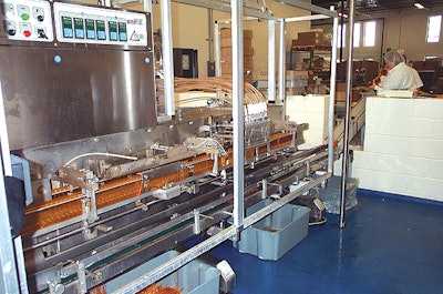 At left, the vtf/f/s machine at the DreamPak plant is used for both contract packaging, as well as the creation of the company's