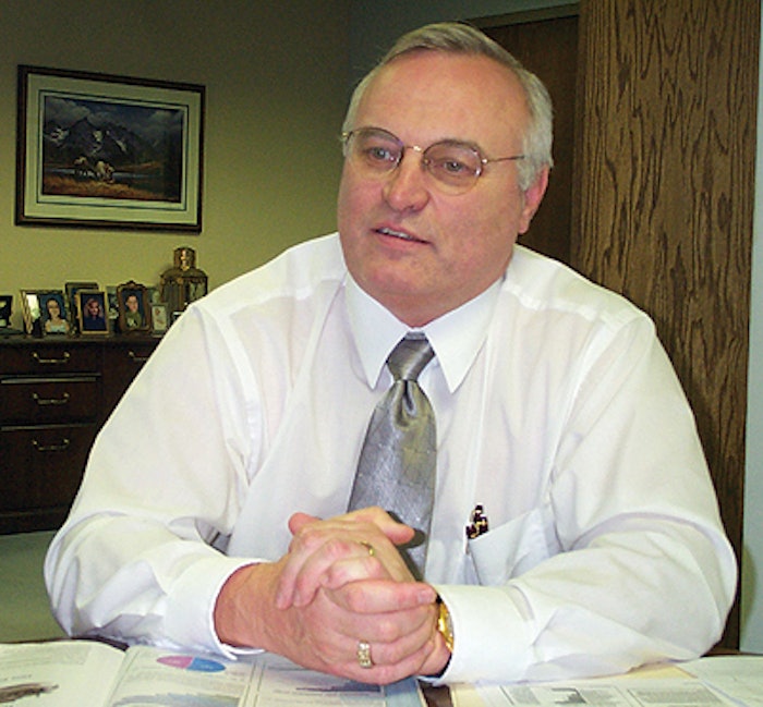 Mel Bahr, CEO of MGS Machine Corp. and chairman of the Packaging Machinery Manufacturers Institute (PMMI).