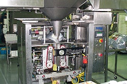 One of three baggers inside Crunch Pak's cold room packs a range of sizes including its most popular item, a 1-lb zippered bag