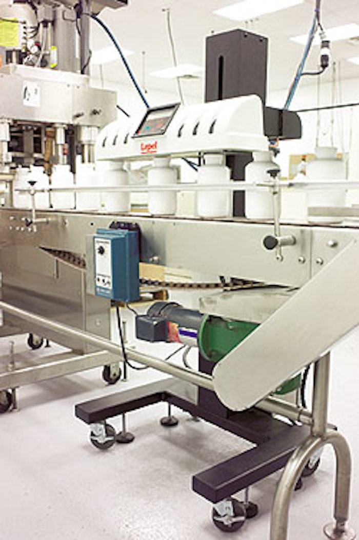 'Heat-sink' technology means the induction sealer needs no water lines for cooling.