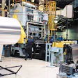 Rexam makes beverage cans (left) from huge coils of aluminum (above). The aluminum order is automatically processed for payment