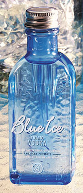 Label Design Blue Ice Blue Ice mimics design | Packaging World