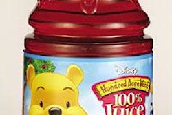 This hot-filled multi-serve bottle, marketed jointly by Minute Maid and The Walt Disney Co., represents one beverage category th