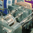 The bag's ergonomic handle (above) is produced on hf/f/s equipment (left) by a relocated and reoriented applicator (top).
