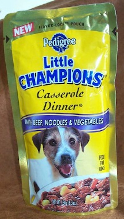 A pedigreed pouch Packaging World