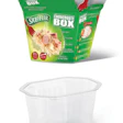 PAPER/PLASTIC COMBO. Product is held in the PP thermoform, and the thermoform goes into a brightly decorated paperboard.