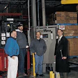 The personnel involved in the expansion were (inset, L to R) Sargento's Jay Nolte, distribution center manager; Jim Gillman, fir