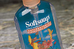 Antibacterial products like this hand soap would have to be very careful of its status with EPA before selecting package compon