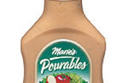 Dean Foods' newly introduced Marie's Pourables is a line of PET-bottled fresh salad dressings sold in the refrigerated case. The