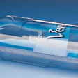 Gillette's new pack for Venus is a clamshell that's opened from the bottom. The collar and brand-printed front flap present the